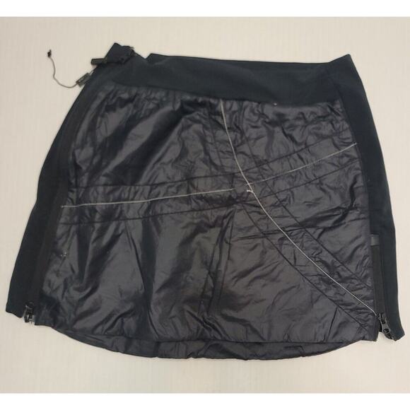 Swix Femme Quilted Skirt Sz Medium Insulated Side Zip Black - Picture 1 of 8